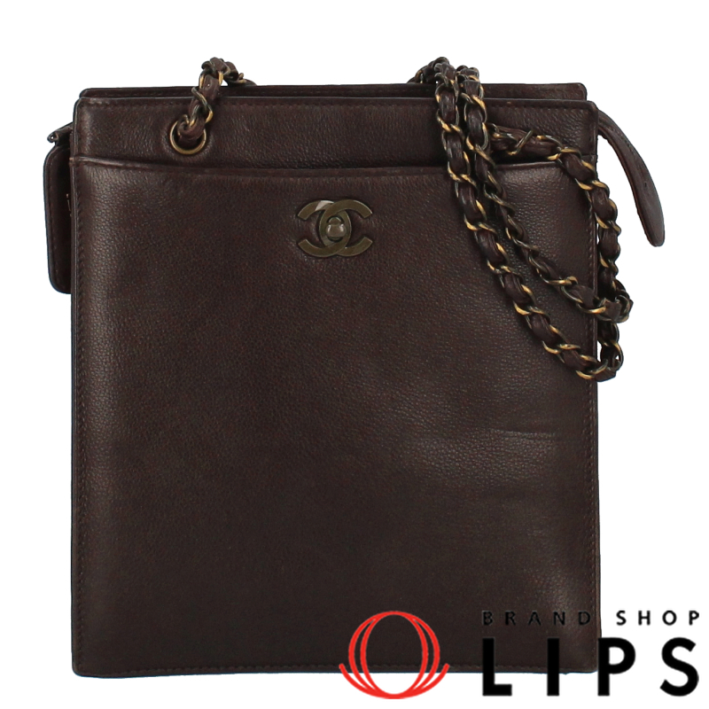 スクエア チェーントートバッグ