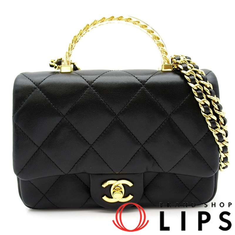 トップハンドル チェーンショルダーバッグ