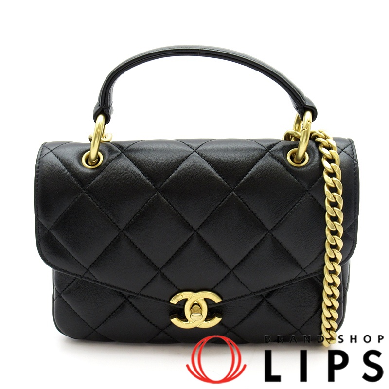 マトラッセ トップハンドル  フラップ バッグ