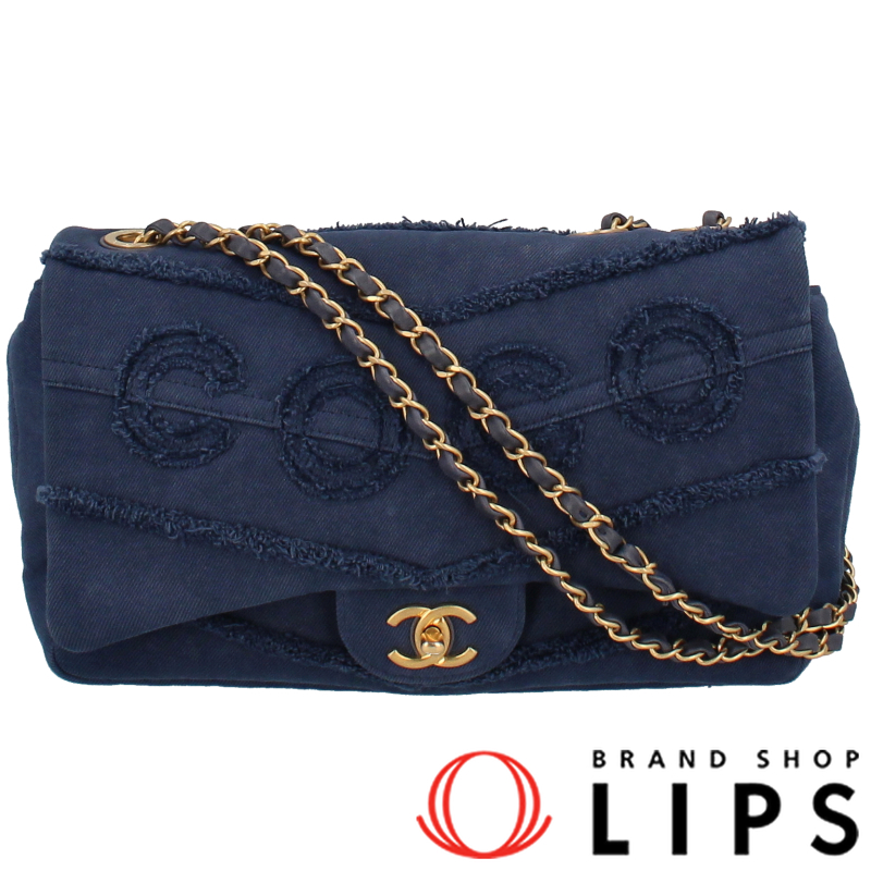 COCOデニム チェーンショルダーバッグ