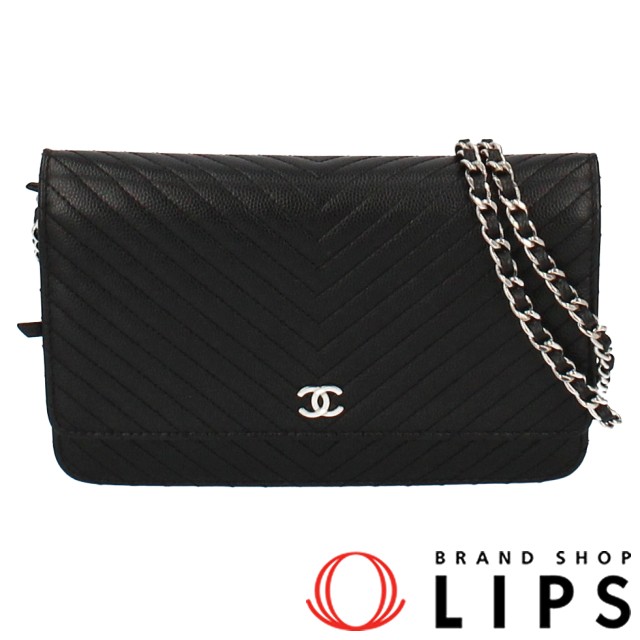 Vステッチ チェーンウォレット