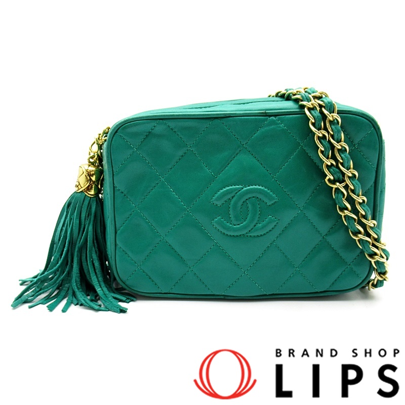 フリンジ チェーンショルダーバッグ