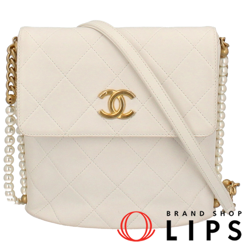 フェイクパール チェーンショルダーバッグ