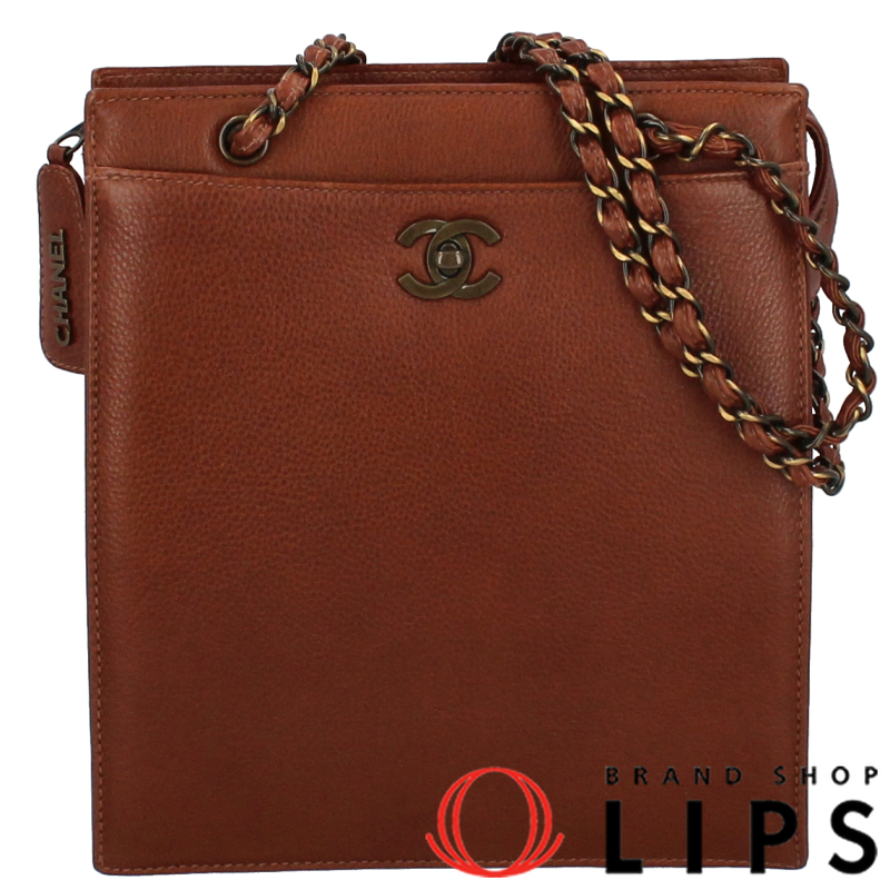 スクエア チェーントートバッグ