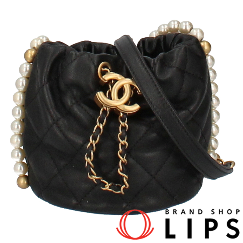 フェイクパール チェーンショルダーバッグ