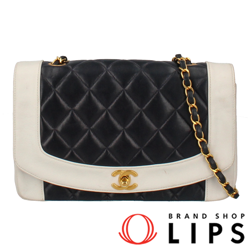 ダイアナ25 チェーンショルダーバッグ バイカラー