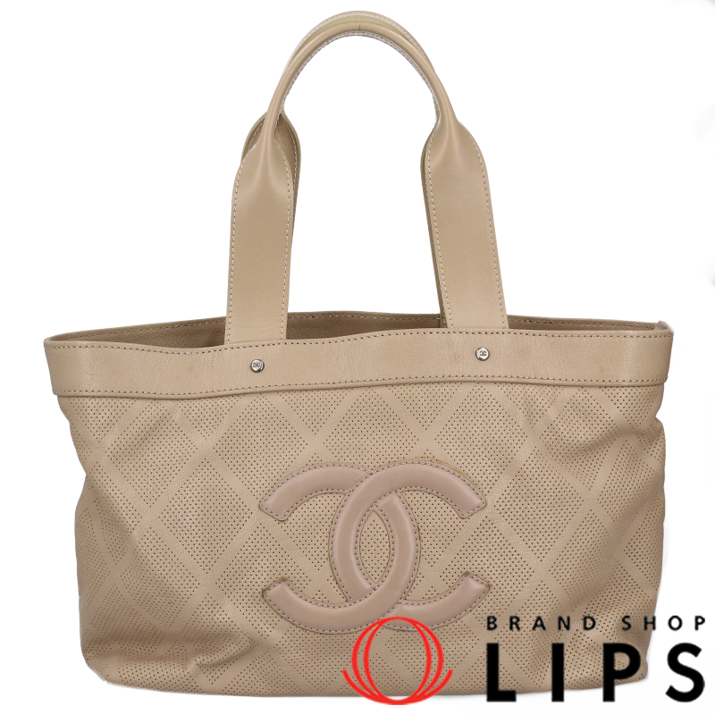 ココマーク パンチング トートバッグ