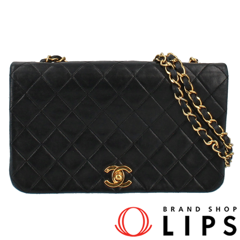 マトラッセ ターンロック フルフラップ チェーンショルダーバッグ