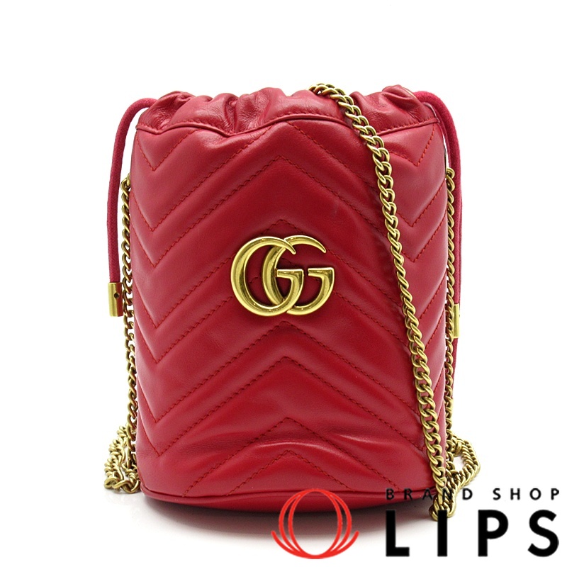 GGマーモント ミニバケットバッグ