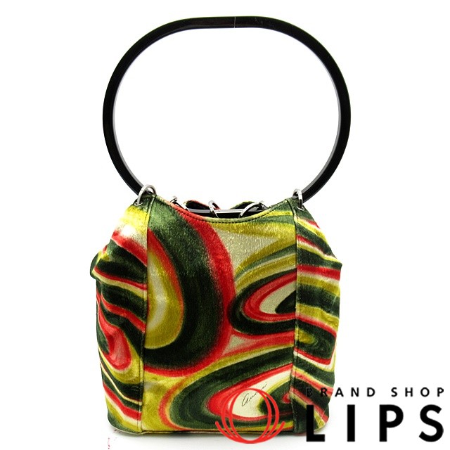 リングハンドル ハンドバッグ