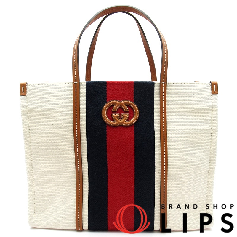 インターロッキングG ミディアムトートバッグ