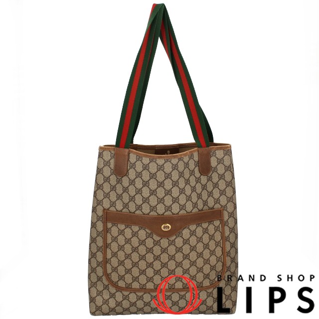 オールドグッチ シェリーライントートバッグ