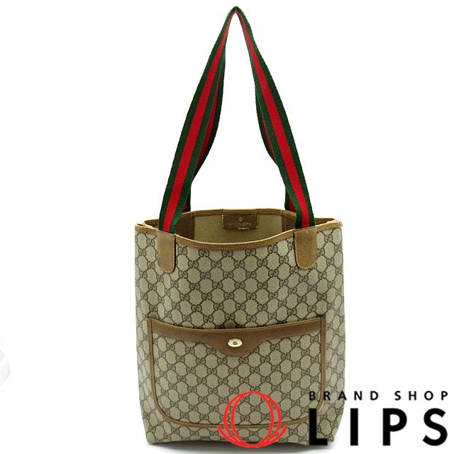 オールドグッチ シェリーライントートバッグ