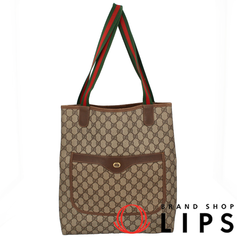 オールドグッチ シェリーライントートバッグ