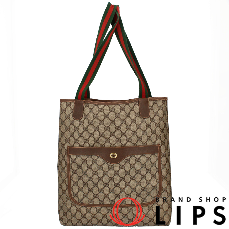 オールドグッチ シェリーライントートバッグ