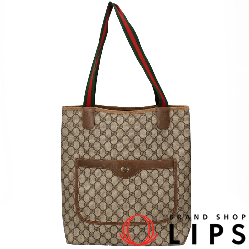 オールドグッチ シェリーライントートバッグ