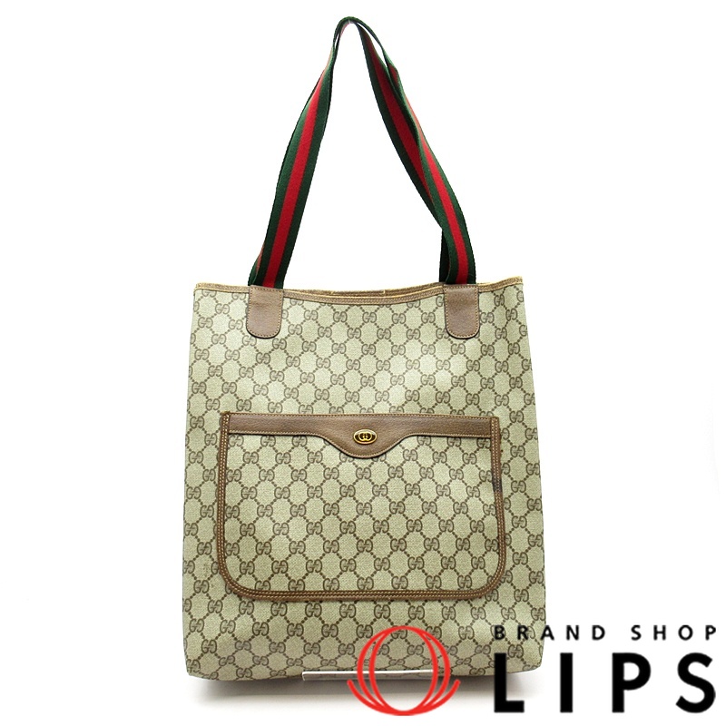 オールドグッチ シェリーライントートバッグ