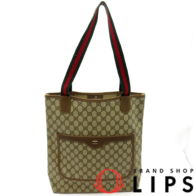 オールドグッチ シェリーライントートバッグ