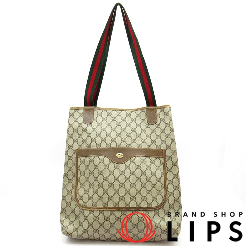 オールドグッチ シェリーライン トートバッグ