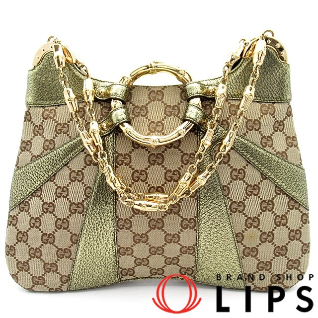 バンブー チェーンショルダーバッグ