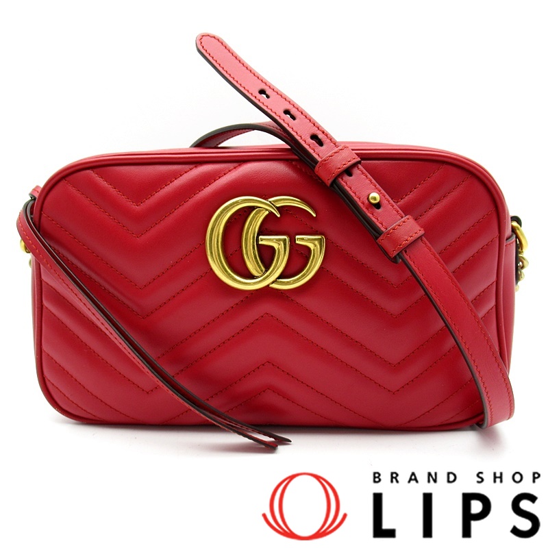 GGマーモント キルティング スモールショルダーバッグ