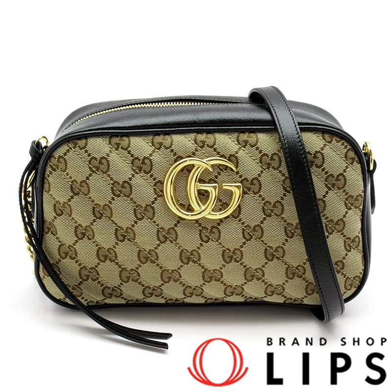 GGマーモント キルティング スモール ショルダーバッグ