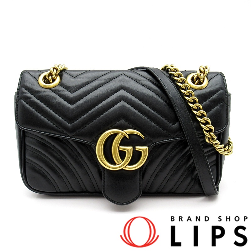 GGマーモント キルティング ショルダーバッグ