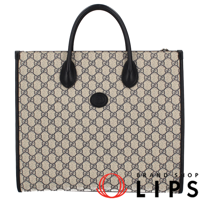 インターロッキングG ミディアム トートバッグ