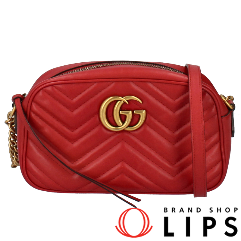 GGマーモント キルティング ショルダーバッグ