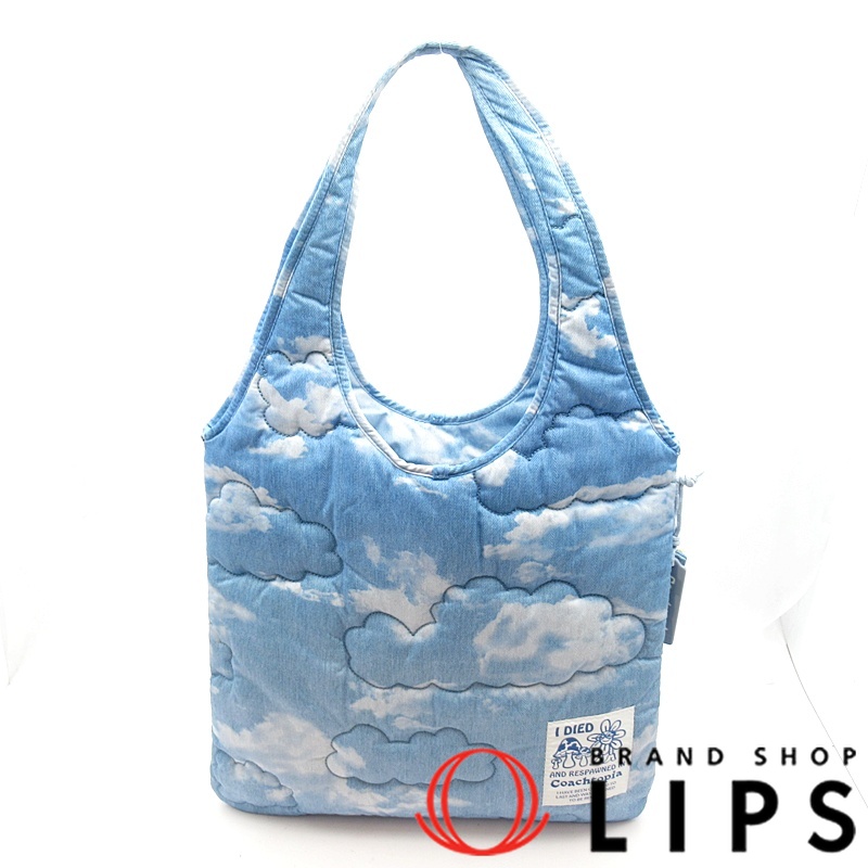 コーチトピア ループ キルテッド フラット トートバッグ