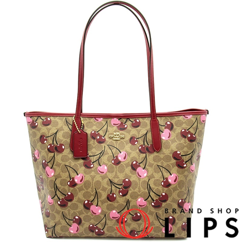 シティトート シグネチャーチェリー トートバッグ