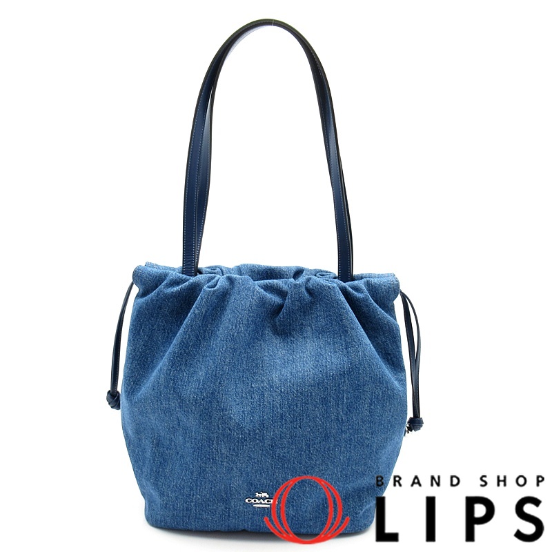 フェイ ドローストリング トートバッグ