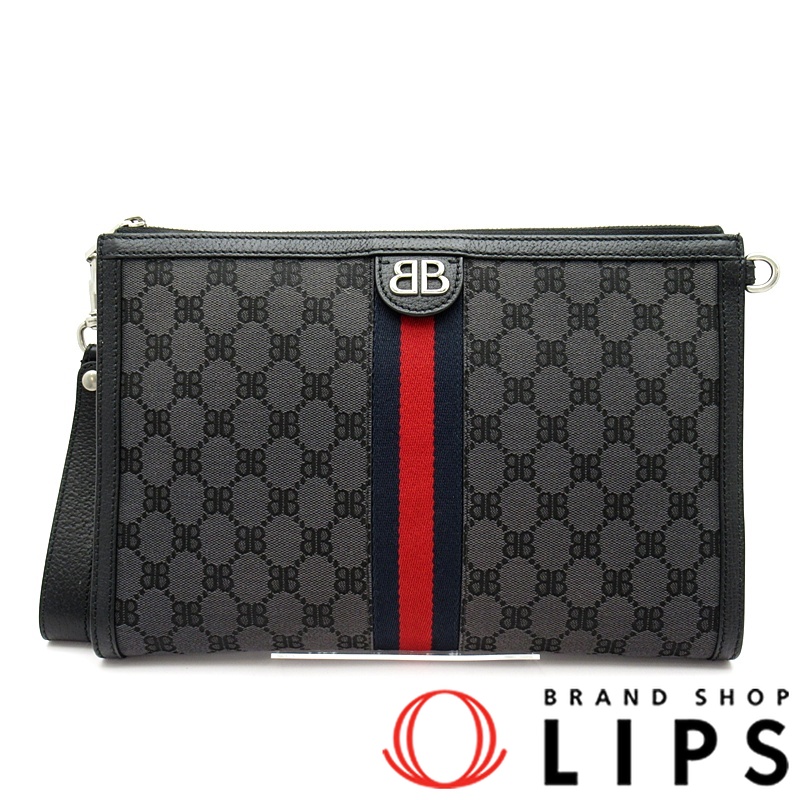 ザ ハッカープロジェクト グッチコラボ シェリーラインクラッチバッグ