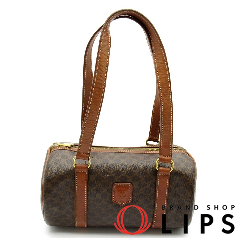 マカダム 筒型ハンドバッグ