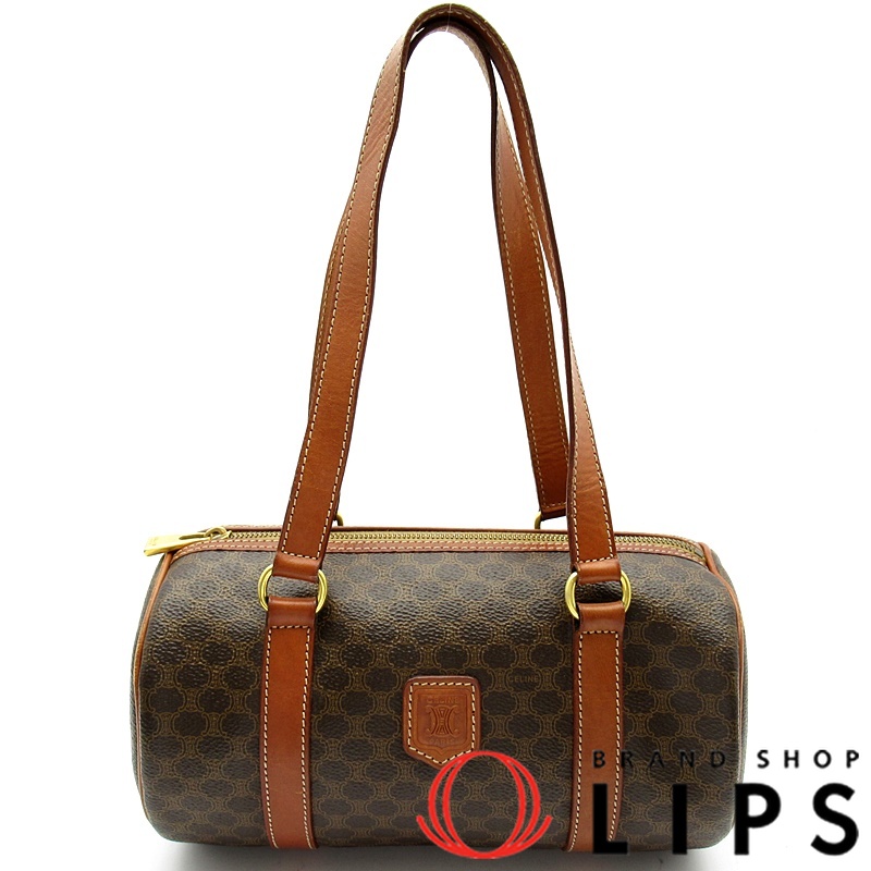 マカダム 筒型ハンドバッグ