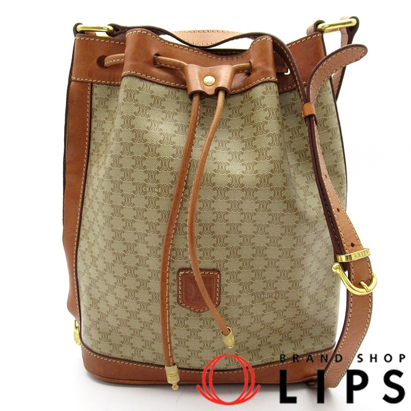 マカダム 巾着ショルダーバッグ