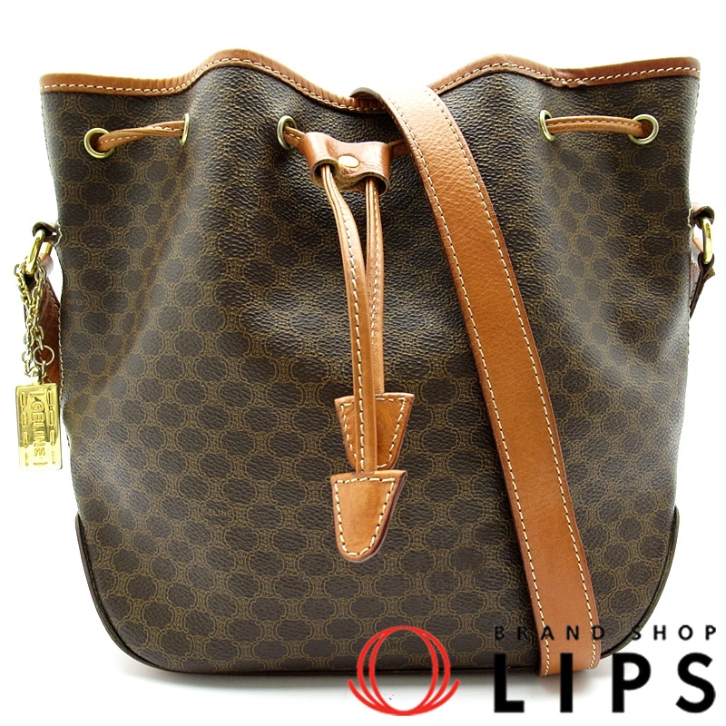 マカダム 巾着ショルダーバッグ