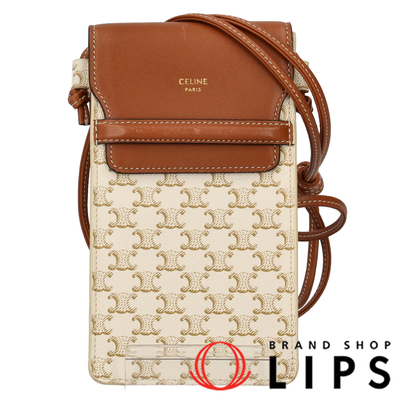 トリオンフ フラップ付きモバイルポーチ