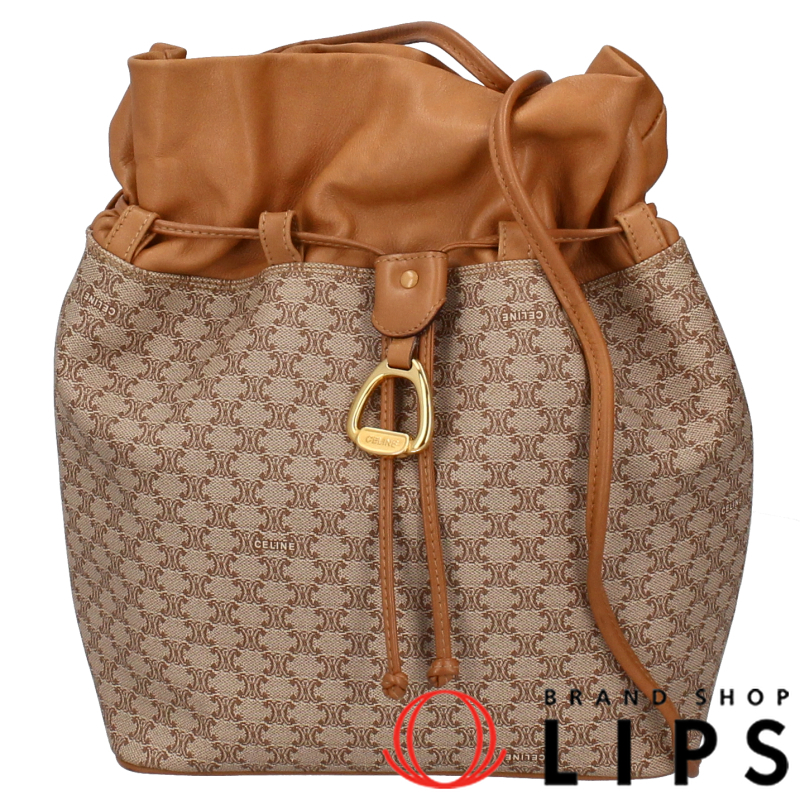 マカダム 巾着ショルダーバッグ