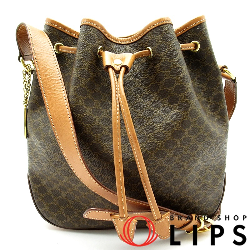 マカダム 巾着ショルダーバッグ