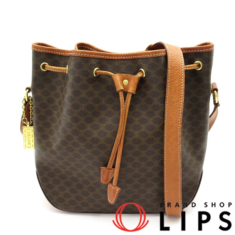 マカダム 巾着ショルダーバッグ