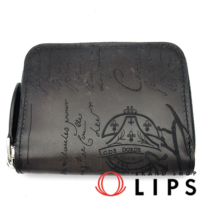 ワパ スクリットレザー ジップコインパース