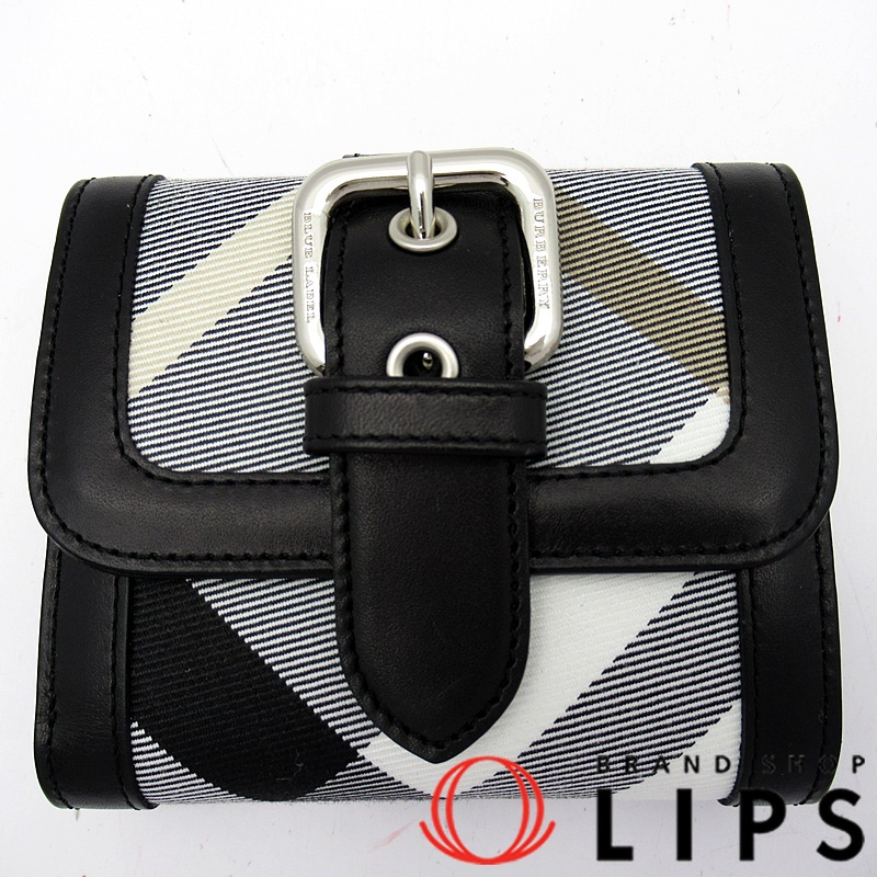 ブルーレーベル 2つ折りがま口財布