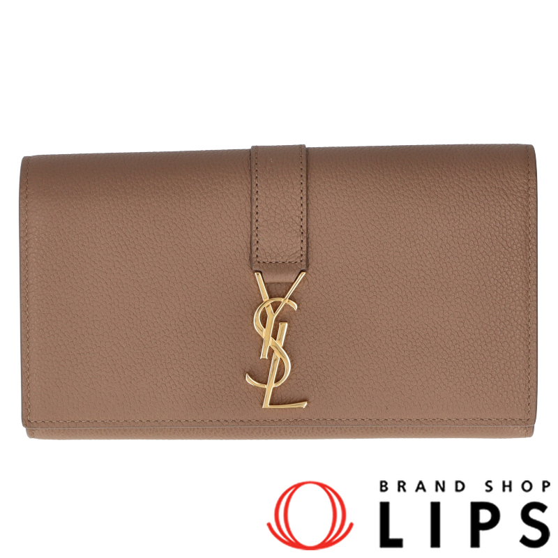 YSLライン フラップウォレット