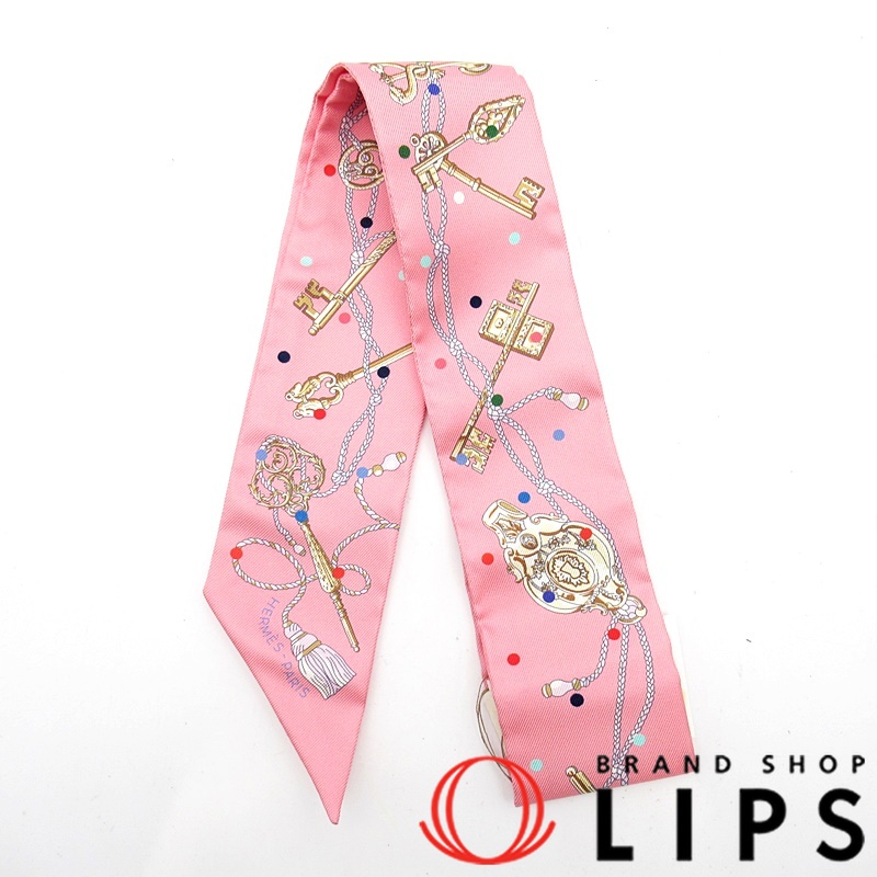 ツイリースカーフ Les Cles a Pois