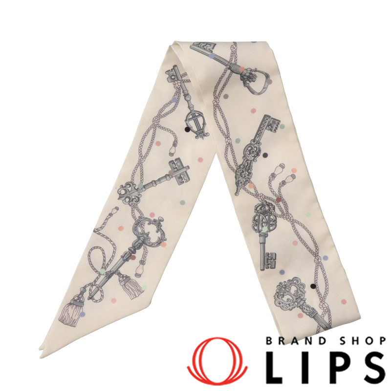 ツイリースカーフ Les Cles a Pois