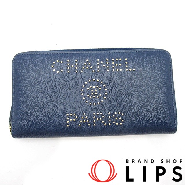 ドーヴィルライン フルファスナー長財布