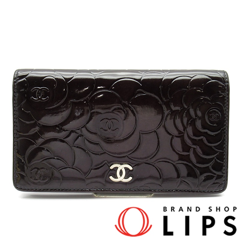 カメリア 二つ折り長財布