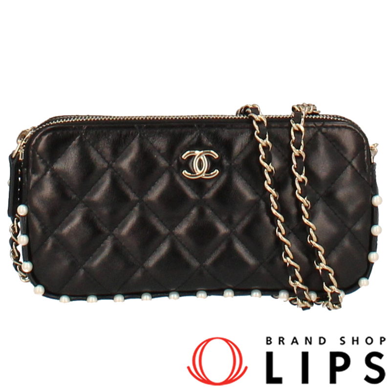 マトラッセ パール チェーンウォレット