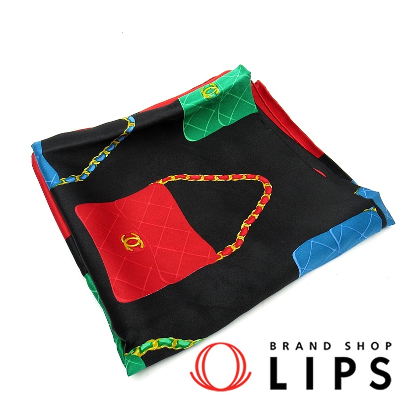 スカーフ バッグ柄